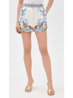 CAMILLA Women's Blue Tuck Front Shorts size XS NWT